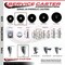 Service Caster 35 Inch Phenolic 38 Inch Threaded Stem Caster Set 2 Brakes SCC SCC-TS20S3514-PHR-381615-2-PLB-2 - alternate 4
